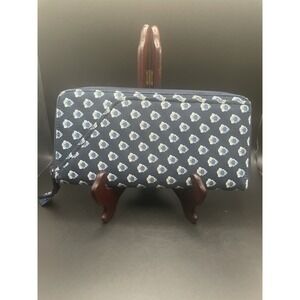 Vera Bradley Travel Organizer Wallet Clutch Nantucket Navy